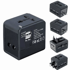 ভালো দাম 5V 1A / 5V 2.1A পোর্টেবল ইউনিভার্সাল ট্র্যাভেল অ্যাডাপ্টার কালো এসি ওয়াল মাউন্ট অনলাইন